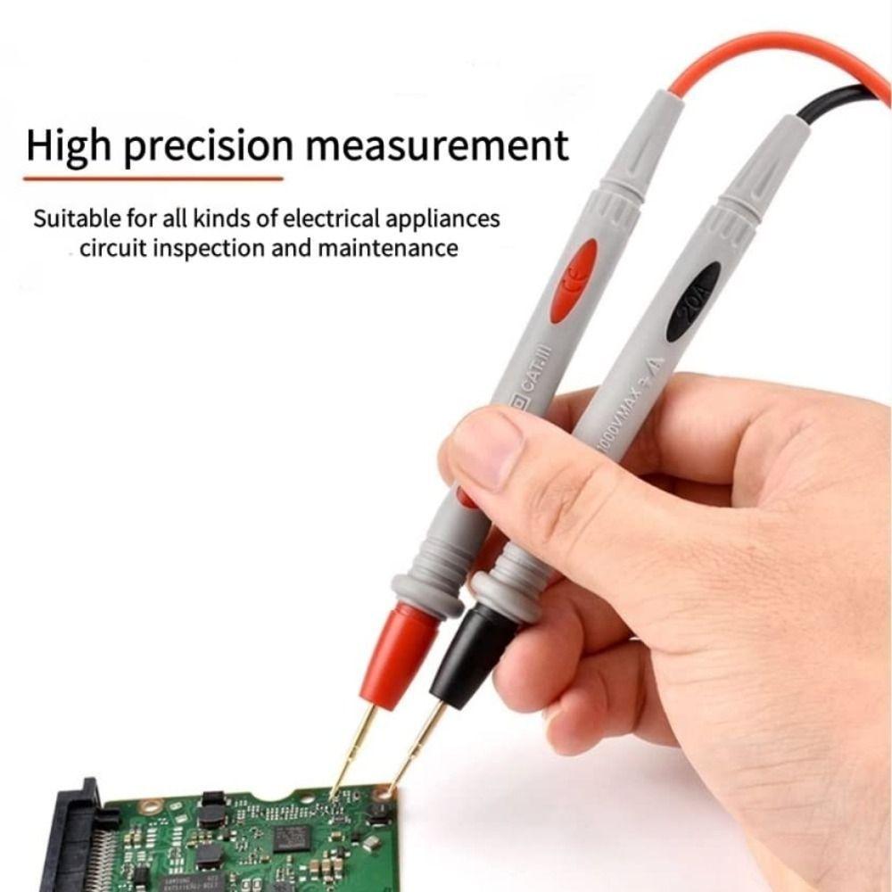 

12 PCS Digital Test Wire Set 1000V Electrical Test Probe 12PCS Multimeter Test Leads Test Hook style 1