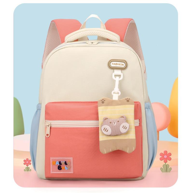 New High-value, Fresh and Sweet Contrasting Backpack, Kindergarten Level 1-3 Large-capacity Backpack