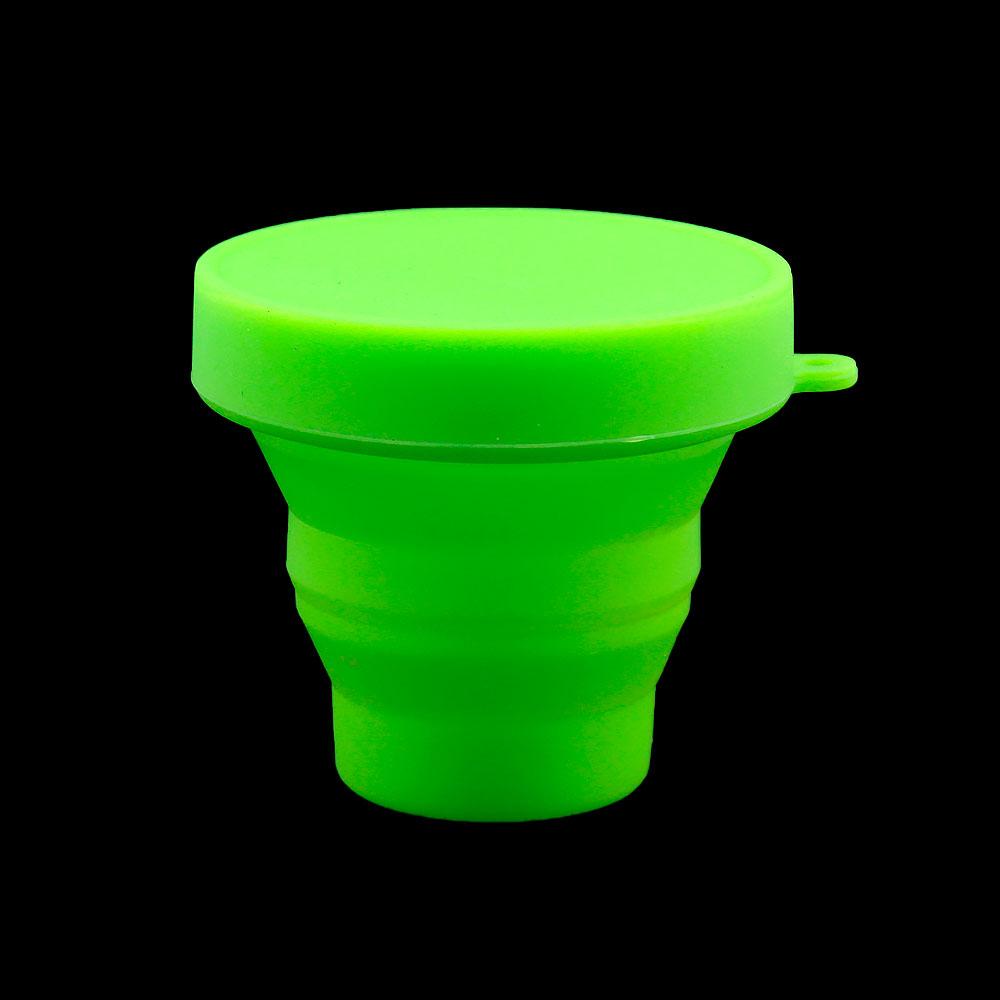 

Silicone World Silicone Folding Cup Portable Mouthwash Cups Anti Drop Travel Outdoor Telescopic Cup Coffee Handcup Water Cup зелёный