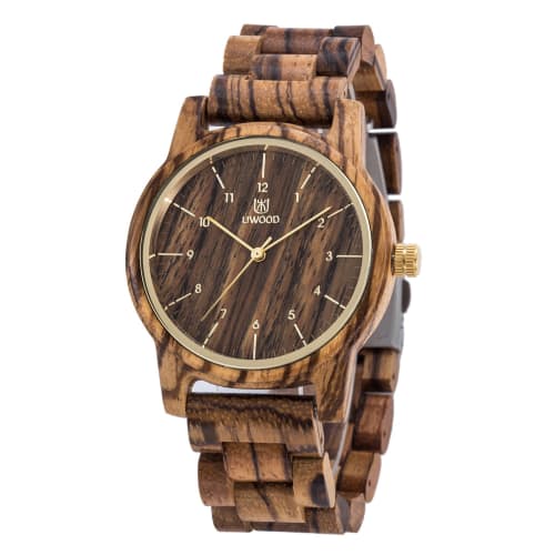 

Men s Wooden Watch, UWOOD Handmade Natural Lightweight Wooden Quartz Wristwatch for Men and Women (Zebra)