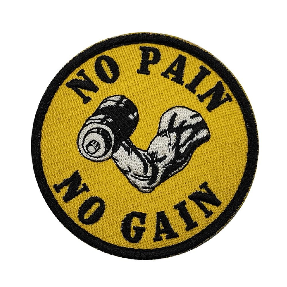 PHOENIX IKKI gym training sports exercise embroidery patch appliqué DIY decoration dumbbell