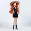 DIY Toy Elegant Black Dress Fashion Doll Party Dresses  For 30cm Doll/for 1/6 BJD Dolls