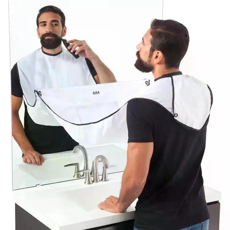 1/3/5PCS Male Beard Catcher Apron Shaving Cape Bib Hair Clean Shaver Grooming Protector for Men Bathroom Shaving Tool Gift