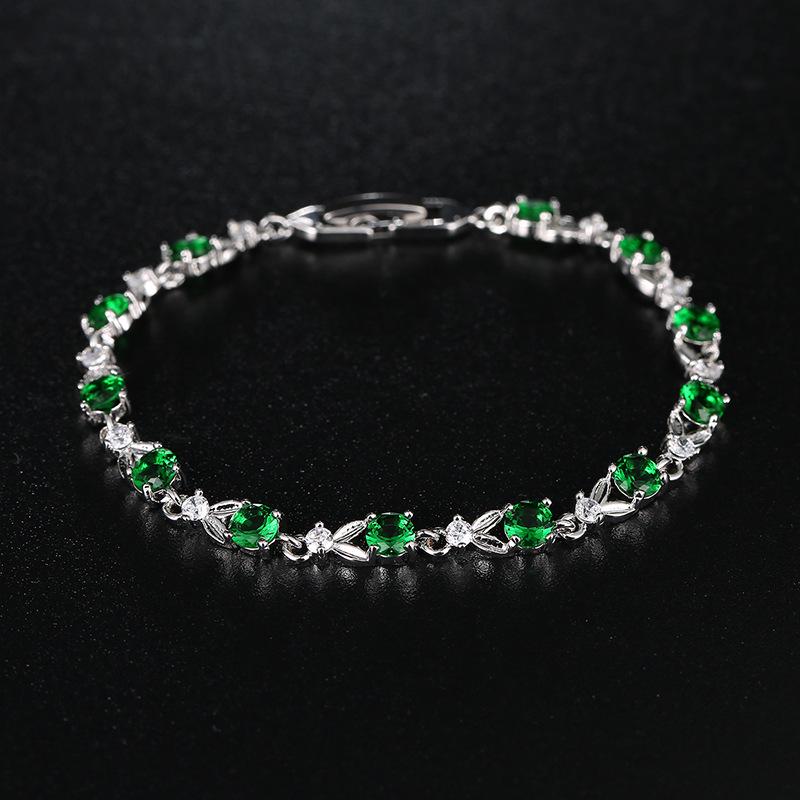 Kerastase Mori Girl Zircon Bracelet with Austrian Crystal, Gold-Plated Jewelry