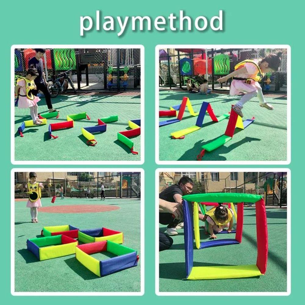 Drill Hole Hopscotch Hole Sports Exercise Physical Training Props  Sports Physical