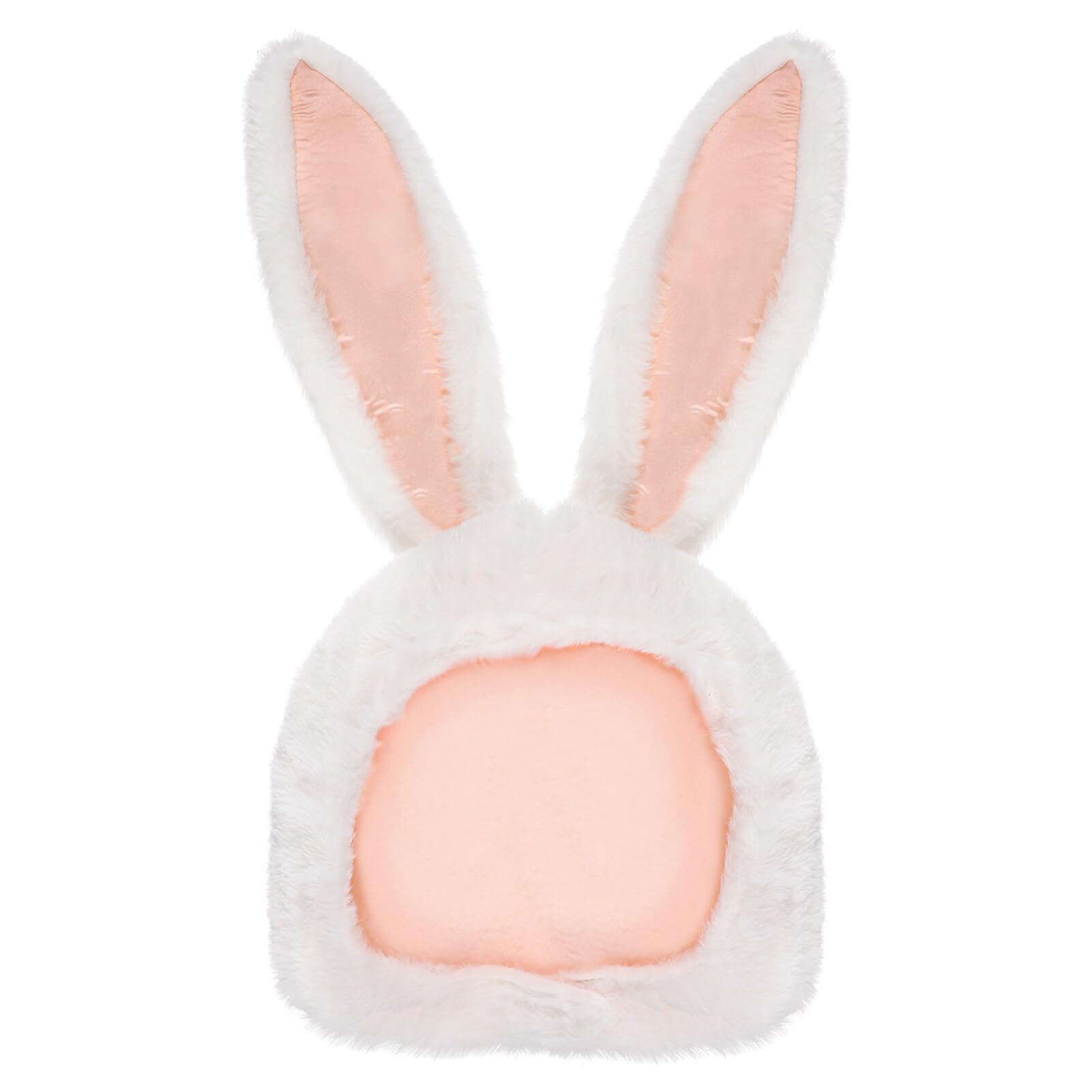 

LEDMOMO Plush Hat with Bunny Ears, Long Ear Hat for Photography, Cosplay, Party