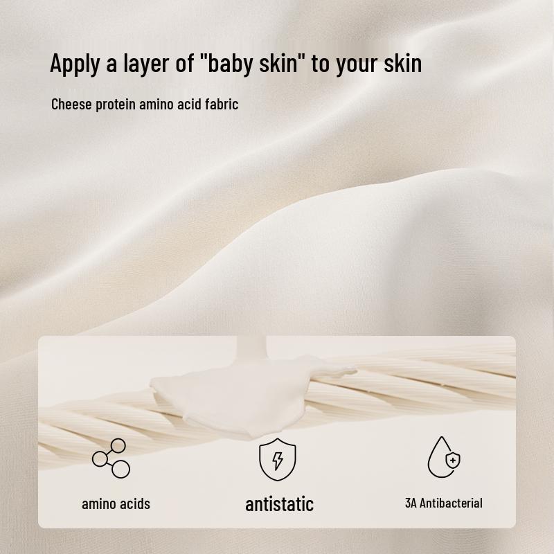 Little Milk Tencel Merinoull Langermet Undertrøye - Vår 2025 Kolleksjon