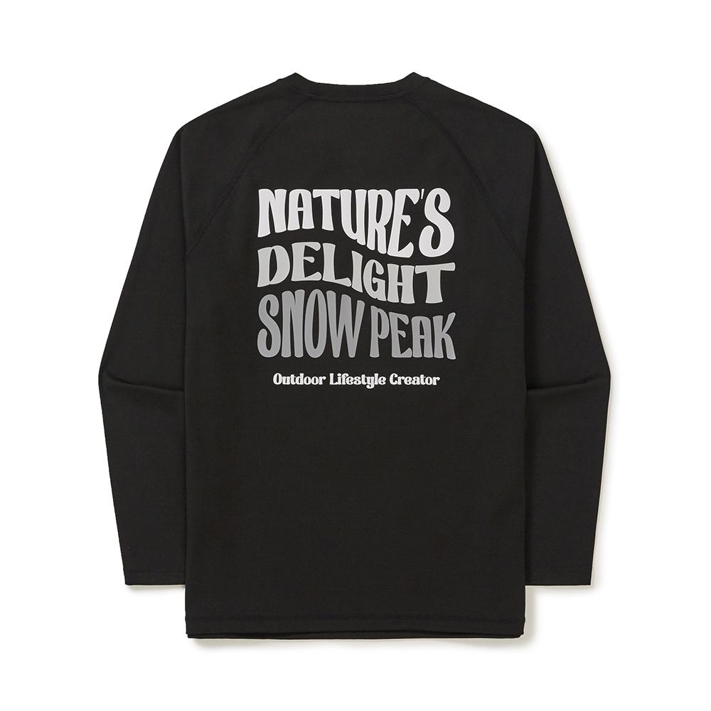 [Snowpeak] Water Women's Loose Fit Rashguard Black (S25MWWSW09)