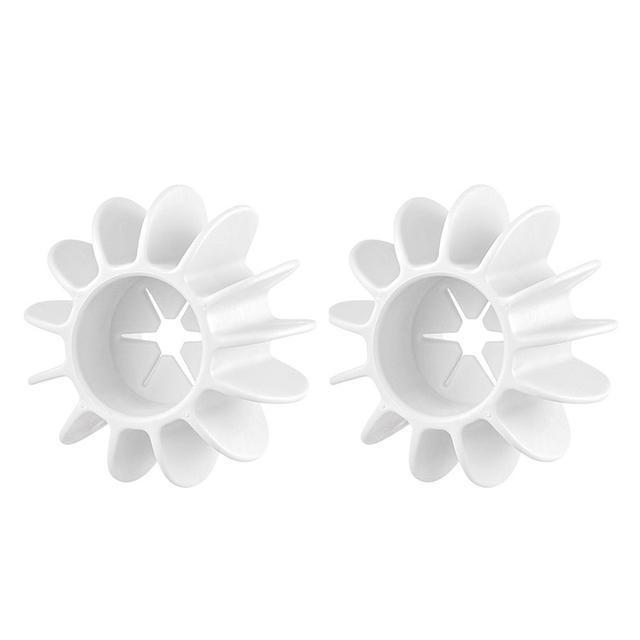 

2 шт. Многоразовые силиконовые шарики для стирки белья, шарики для стирки одежды, средство для удаления волос, средство для удаления шерсти домашних животных, уловитель волос для стиральной машины 2PCS белый