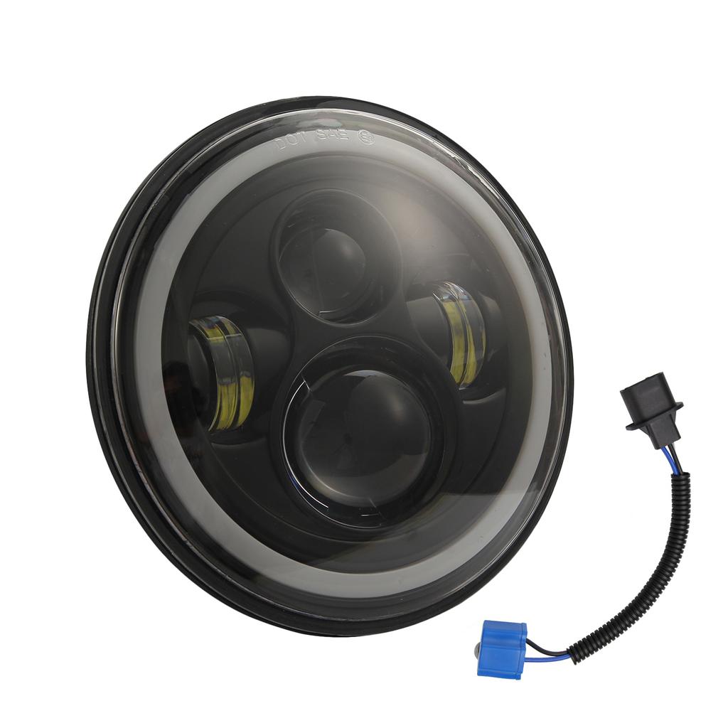 1ks 7palcový kulatý přední světlomet LED výměna pro motocykly Jeep Wrangler JK LJ TJ CJ