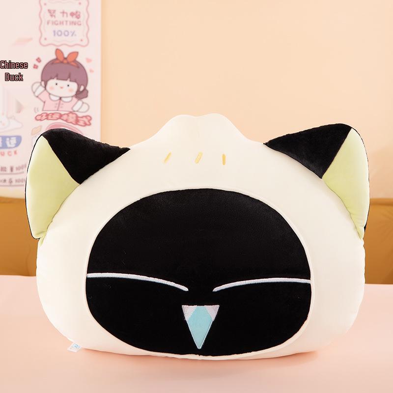 Cross-border Luo Xiaohei Plush Pillow Cushion and Office Backrest Doll Gift