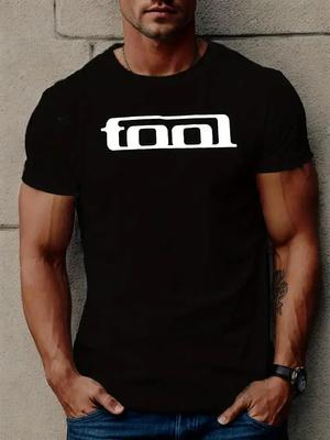 Tool Bedrucktes T-Shirt Herren Baumwoll-T-Shirt Sommer Casual Kurzarm T-Shirts Mode Locker O-Ausschnitt Streetwear Übergroße T-Shirts