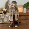 1/6 Doll Clothes Set 30cm Fashion Cute Outfits - Soft Hat+ Top+Skirt Stylish Clothing for 30cm Dolls Accessories (Only Clothes)