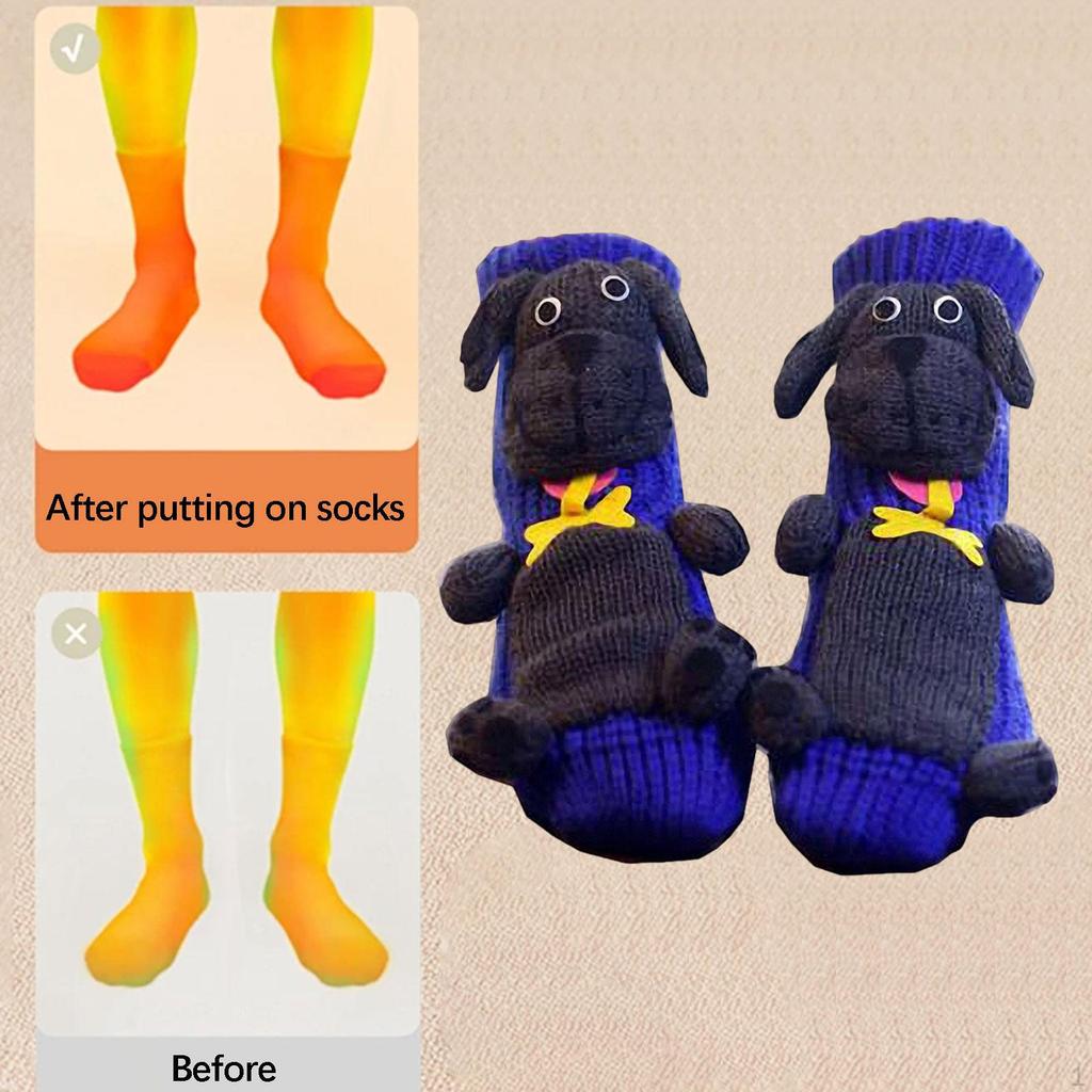 Animal Socks Christmas Gifts Casual Soft Thick Mid Tube for Living Room