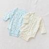 HOUSE Hot Long sleeve body shirt set of 2 in the [MIKI Biscuits] (opens front) 74-9936-572 (60cm, multicolor)