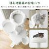 AIFY Cat Large Multiple Nail Popular Cat Nail Space Ivory Tower, Stationary, Slim, Cat, Large, Medium, Cats, Hammock, Stylish, Wooden, Sharpener, Toy,