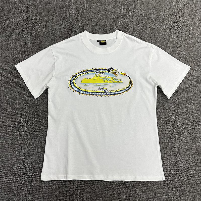 Corteiz Alcatraz Series T-shirts for Men and Women, Short-sleeve Short Sleeve with Lettered Logo Print Crew Neck Loose Casual T-shirt