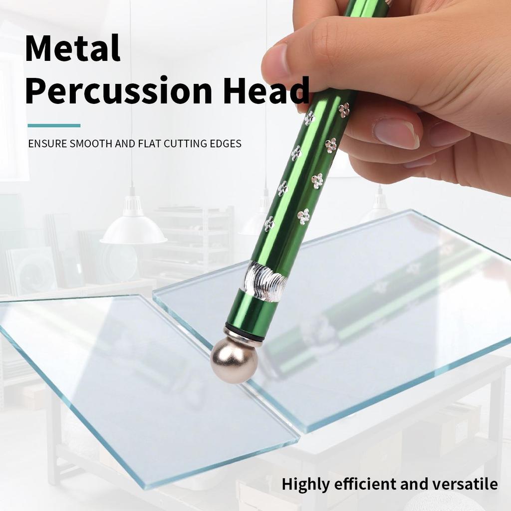 1 Stück Mehrfarbig Professioneller Glasschneider für Fliesen Tragbarer Glasschneider Diamantspitze Fenster Bastelglas Messer Handwerkzeug