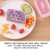 Warship Sushi Mould Onigiri Mould Rectangular Sushi Kitchen Accessories Set Bento Mould Sushi Maker DIY Onigir Rice Ball Mold