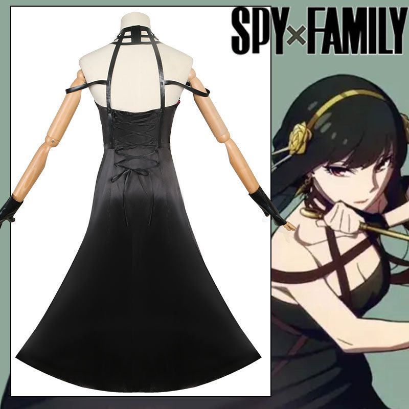 Spy X Family Cosplay Kostüm Yor Forger Dornenprinzessin Blair Cosplay Perücke Requisiten Rollenspiel
