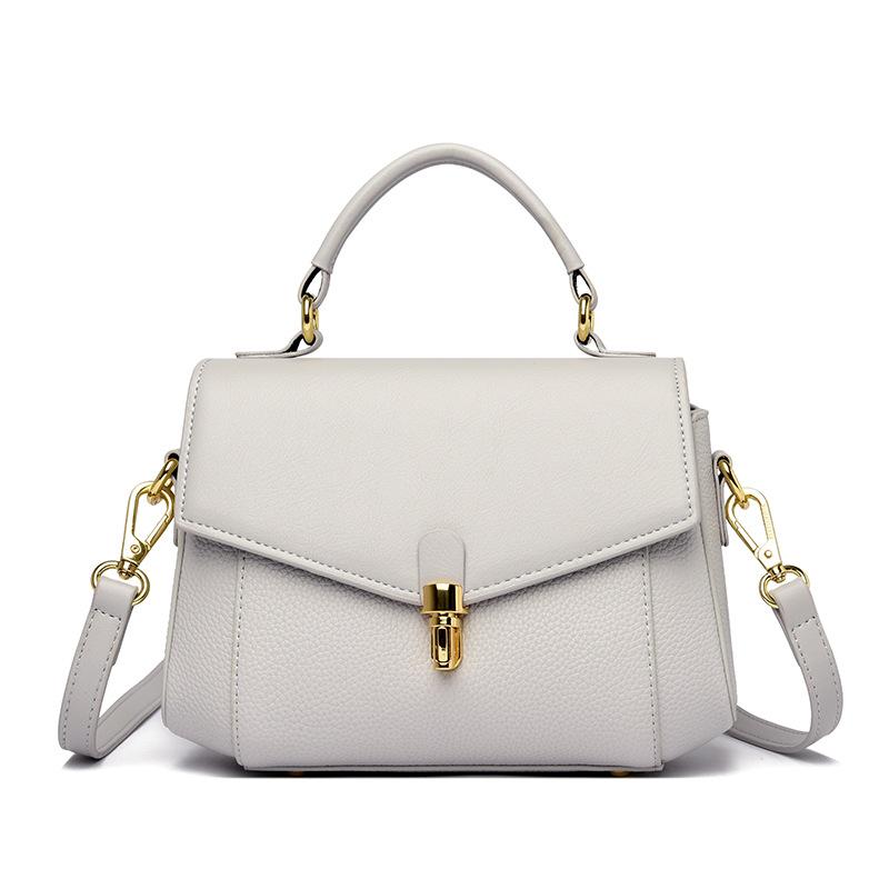 Handbags, High-end, Fashionable, Pebbled Crossbody Bags, Contrasting Colors, Versatile Large-capacity Women’s Bags