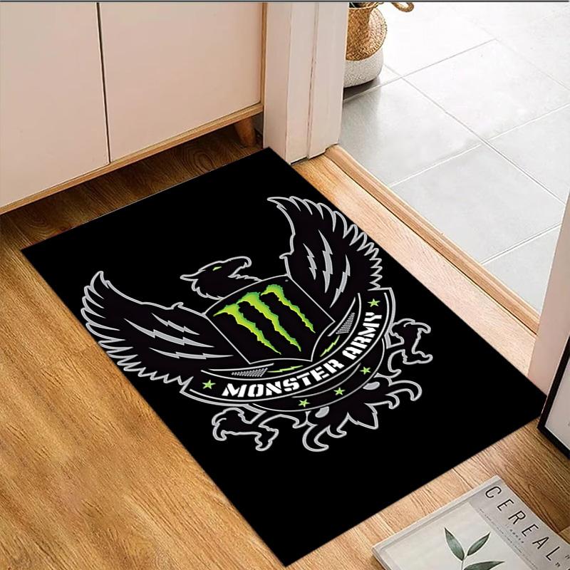 1 Stück Monster Drink Teppich Bodenmatte, Anti-Rutsch-Matte Stuhlteppich Für Wohnzimmer, Schlafzimmer, Fußmatte Heimdeko Geschenk Weihnachtsgeschenke