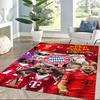 Bayern Munich Area Rug Suitable for Playrooms Game Room Study Room Dining Room Anti-slip Rug Anime Office Decor Gift for Festivals