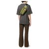 Kenzo Floral Patch Letter Logo Print Nylon Shoulder Crossbody Waist Bag Men Bags Khaki FD55SA467F2650