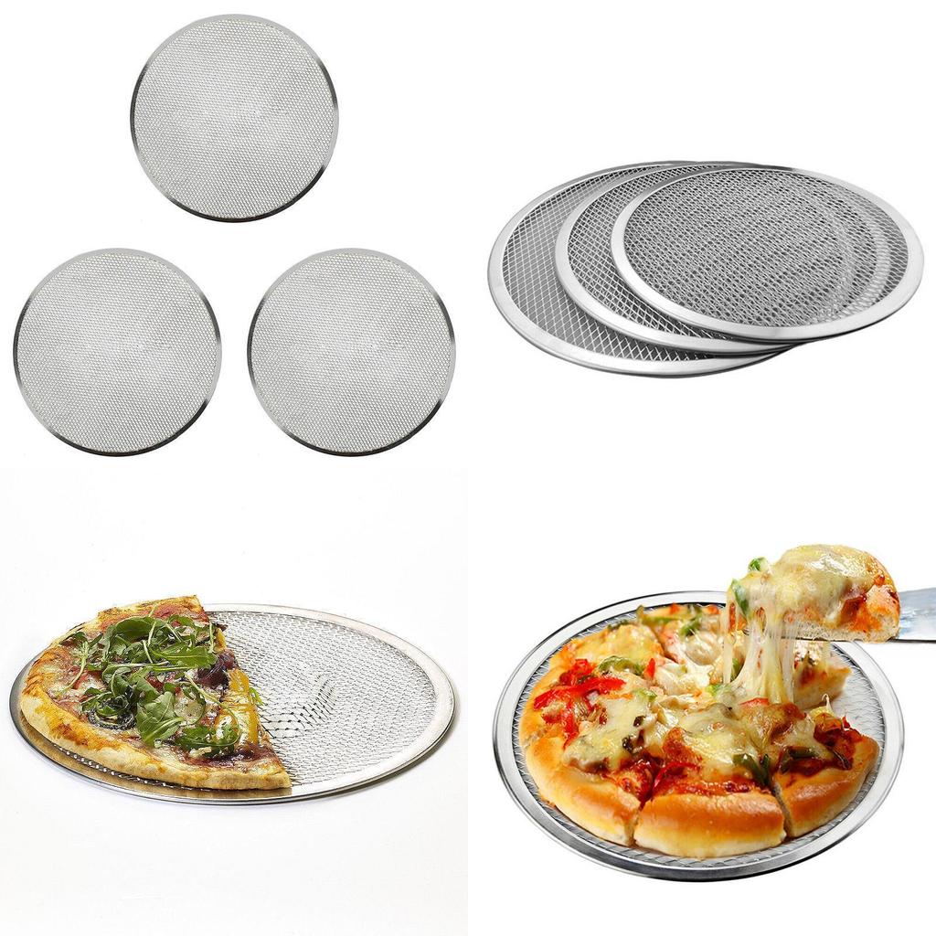 Aluminum Pizza Tray Round With Premium Material For Home Baking And Commercial Use