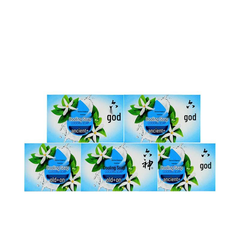 

Six God Cooling Soap with Ice Flakes & Mulberry Leaf (5x108g)