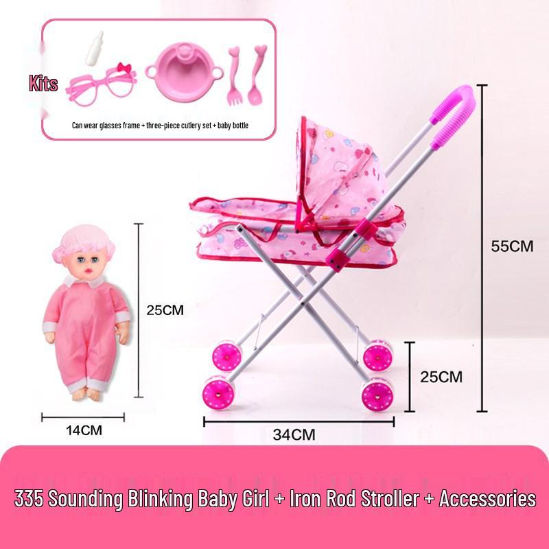 Dollhouse Stroller: Pretend Play Toy for Children