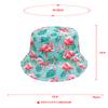 New Printed Flamingo Bucket Hat Wind Trend Pot Hat Versatile Personality Small Face Sun Protection Hat