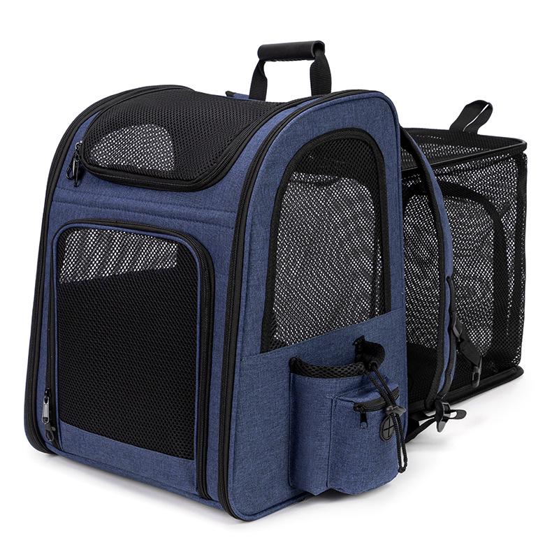 

Expandable & Foldable Pet Backpack - Breathable Carrier for Cats & Dogs