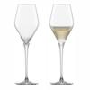 [Officially Imported] SCHOTT ZWIESEL Pair of ZWIESEL Finesse Champagne Glasses, 298ml, Clear, with Foam Point, Dishwasher Safe, P118607