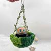 15/17cm Labubu Doll Hammock Swing Colorful Hanging Bed Accessories, Labubu Doll Swing Simple Outdoor Toy for Vinyl Dolls Playground Accessories