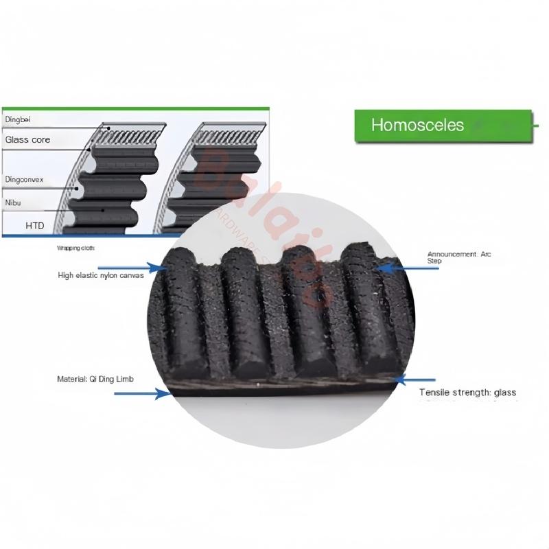 S2M timing belt perimeter S2M102/104/108/110/112/114/116--S2M134mm Belt Width 3/4/5/6/8/10/12/15mm High torque rubber belt