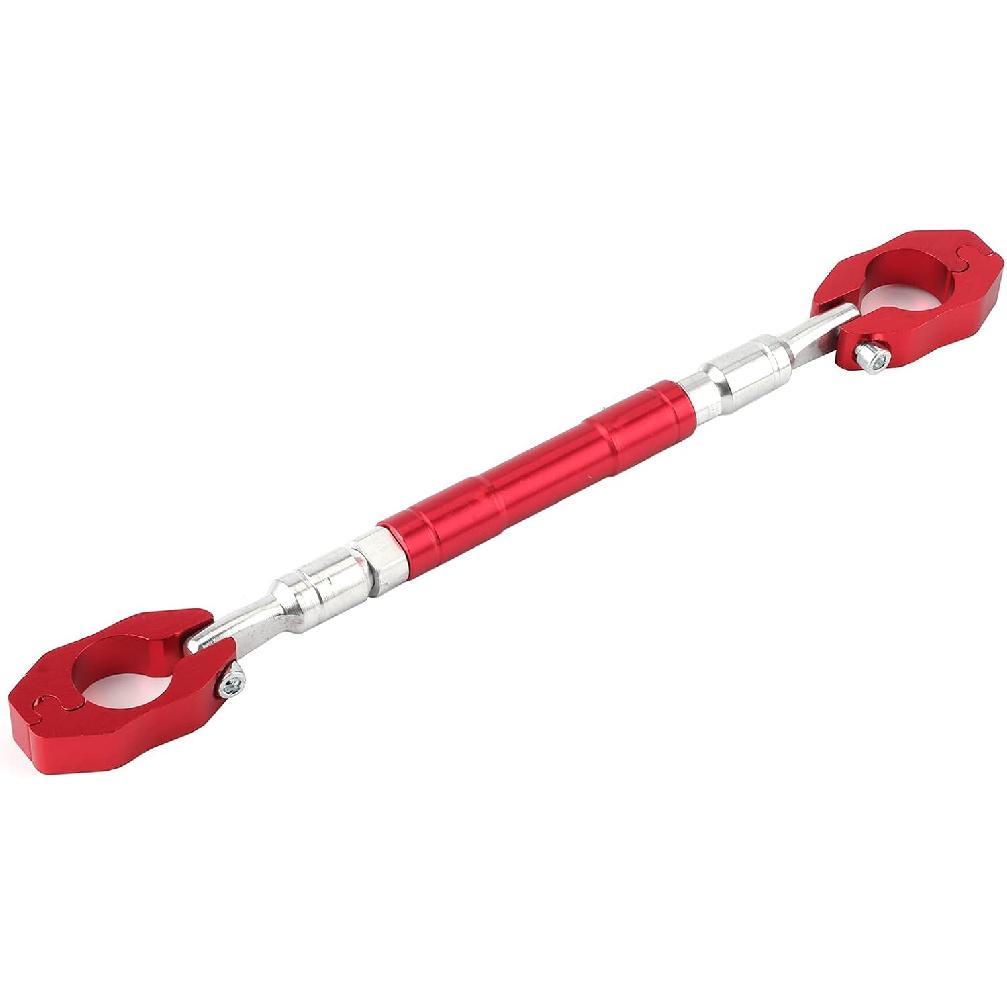 Lenker-Balance-Stange, Fydun 22mm Universeller Motorradlenker Quer Verstellbar Verstärken Balancehebel CNC-Aluminiumlegierung (rot)