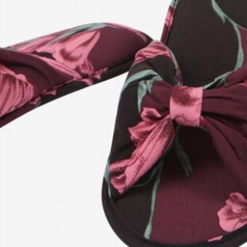 L Affair Home Shoes bLack Wine Lwjhasp0097 Bw