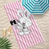 Illustration Foxy Illustration Towel Microfiber Beach Towel Quick Dry Absorbent Soft for Swimming Yoga Resort Travel Camping