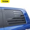 TESIN Autoaufkleber für Dodge RAM 1500, Auto-Heckscheibe, USA-Flagge, Dekoration, Aufkleber für Dodge RAM 2010–2017, 2 Stück Auto