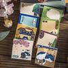 50pcs Japanese Cat-Themed Sticky Notes Cute And Practical Portable Notepads