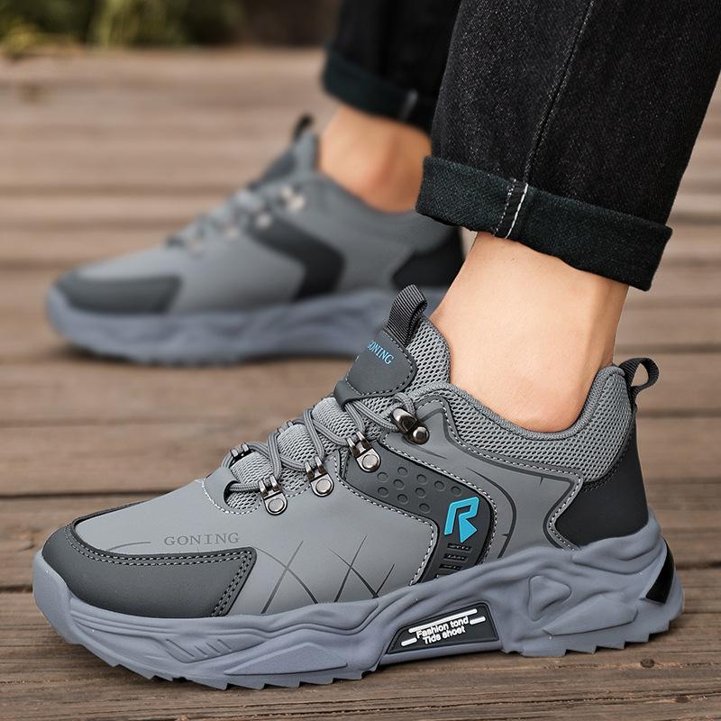 Sneakers men's autumn and winter new breathable outdoor hiking shoes non-slip wear-resistant lightweight hiking shoes casual men's shoes