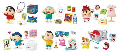 Buntstift-Shopping bei Sato 1 H115mm x B70mm x PVC Re-Ment Shin-chan Kokonokado! Karton, D60mm,