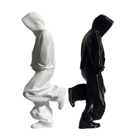 Desktop Figuur 3D Geprint Trainingspak Beeldje Verzamelsieraad Tafelblad Decoraties voor Boekenkast Kantoor Thuis Decoratie