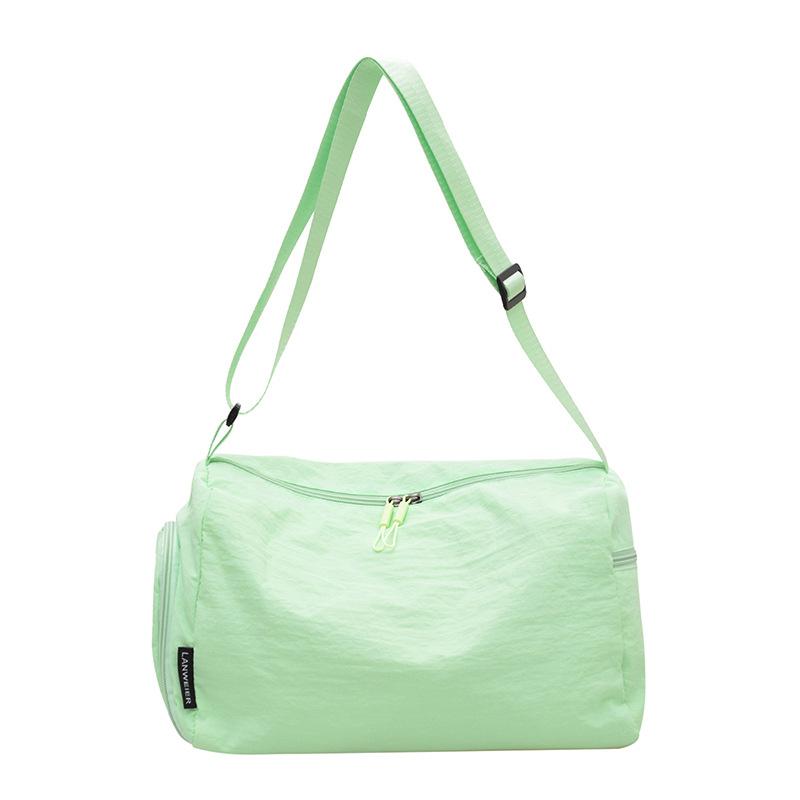 Bolsa Transversal Grande Capacidade Para Mulheres Casual Bolsa de Ombro de Nylon Para Viagens Curtas e Esportivas bolsa Diária Feminina para Deslocamento