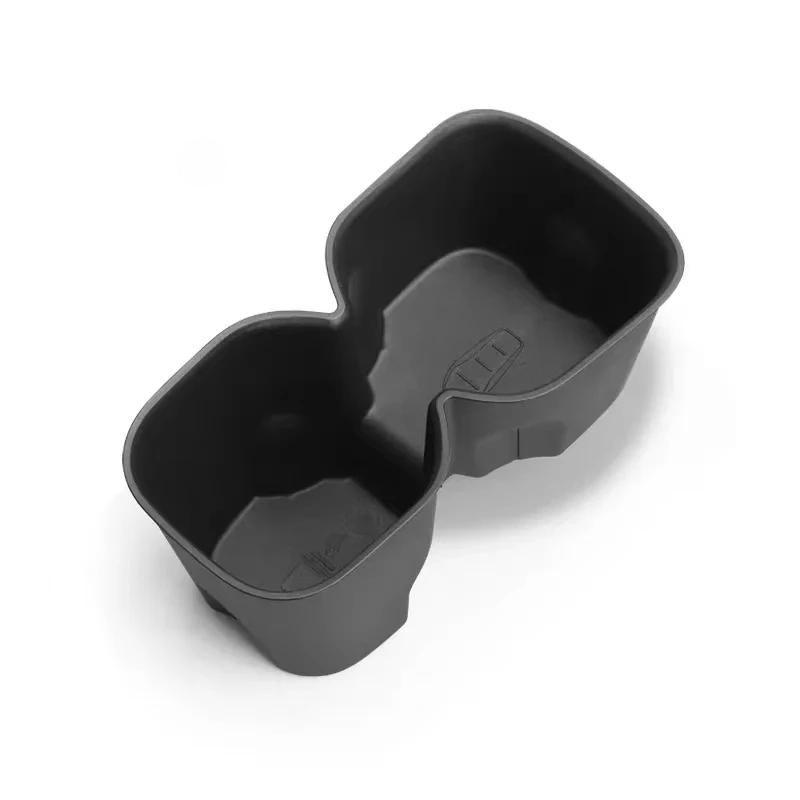 1PC Car Storage Box for BYD Seagull 2025, Water Cup Holder, Rear Screen Organizer,Wireless Charging Mat,Rear Armrest