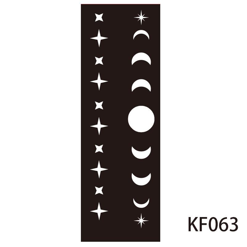 Beauty Sticker Inkjet Tattoo Hannah Indian Hollow Template Waterproof Tattoo Sticker