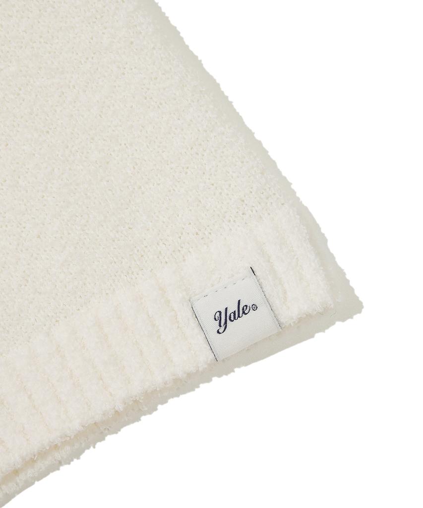 YALE [Cool] Heritage Dan Round Neck Boucle Ss Kint Ivory