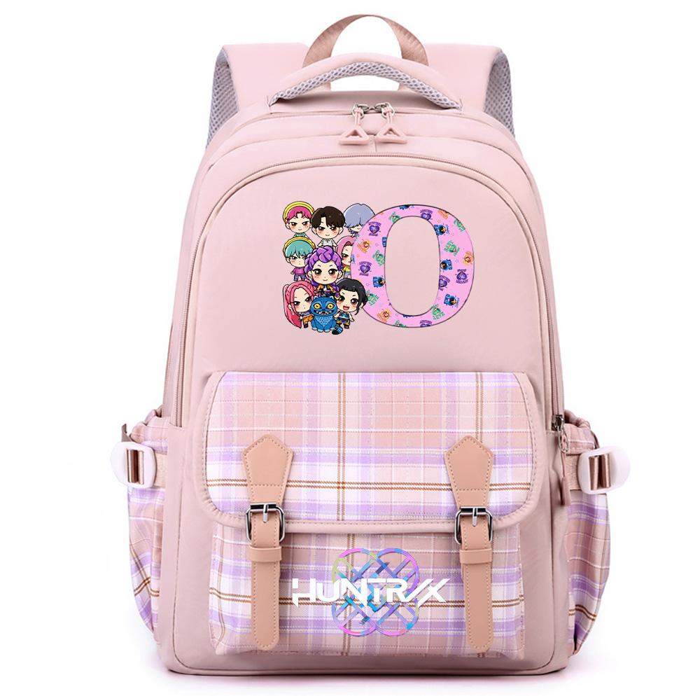 26 Liter Angielski K-Pop Nadrukowany Plecak o Dużej Pojemności dla Nastolatków Uczennic Uczniów Torba Szkolna Torba na Książki Damska Wodoodporna Torba Podróżna Mochila Prezent dla Dziecka