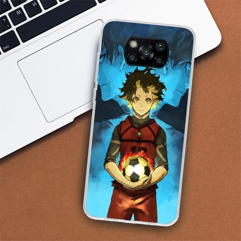 Japan Anime Blue Lock Phone Case For Xiaomi Poco X3 Nfc X4 X5 X6 X7 F7 Ultra F6 F5 F4 Gt F3 M6 M5S M5 M4 M3 Fundas Soft Shell X7